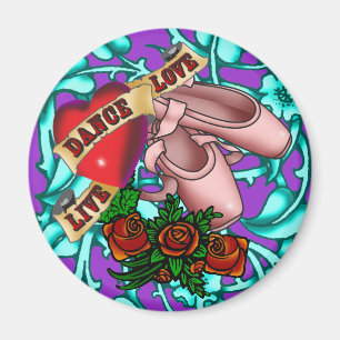 Imán del tatuaje del bailarín