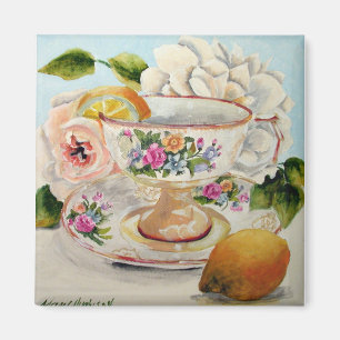 Imán del té y del limón