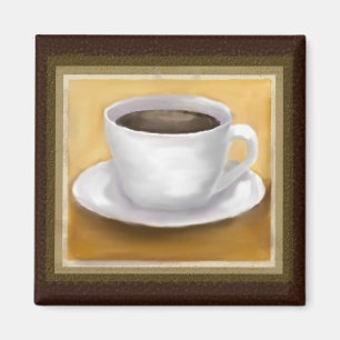 Imán del tiempo del café