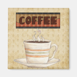 Imán del tiempo del café