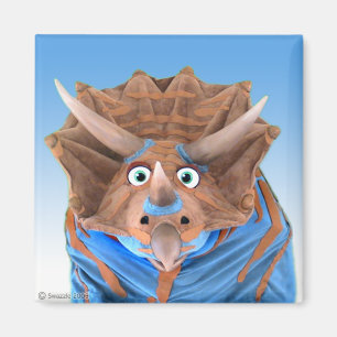Imán del Triceratops