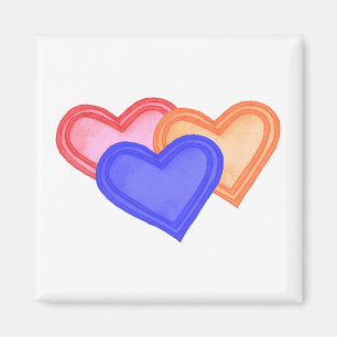 Imán del trío de los corazones