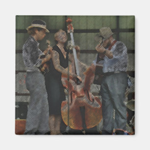 Imán del trío del Bluegrass