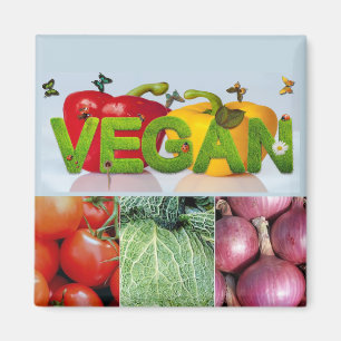 Imán del vegano