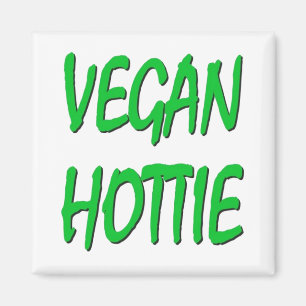 Imán del VEGANO HOTTIE