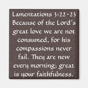 Imán del verso de la biblia