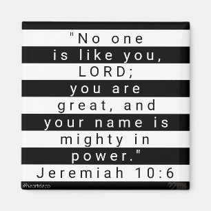 Imán del verso de la biblia - Jeremiah
