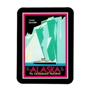 Imán del viaje de Alaska