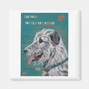 Imán del Wolfhound irlandés