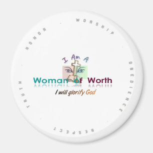 Imán del wow redondo