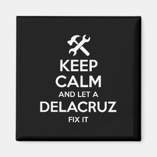 Imán Delacruz Funny Apellido Árbol Familia Cumpleaños R