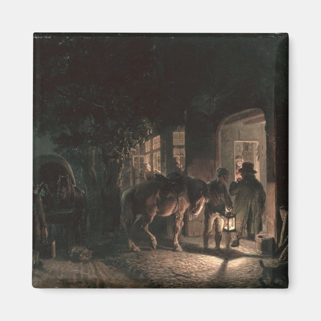 Imán Delante del Pub, 1843 (Frente)