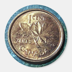 Imán (delantero) del penique de 2003 canadienses