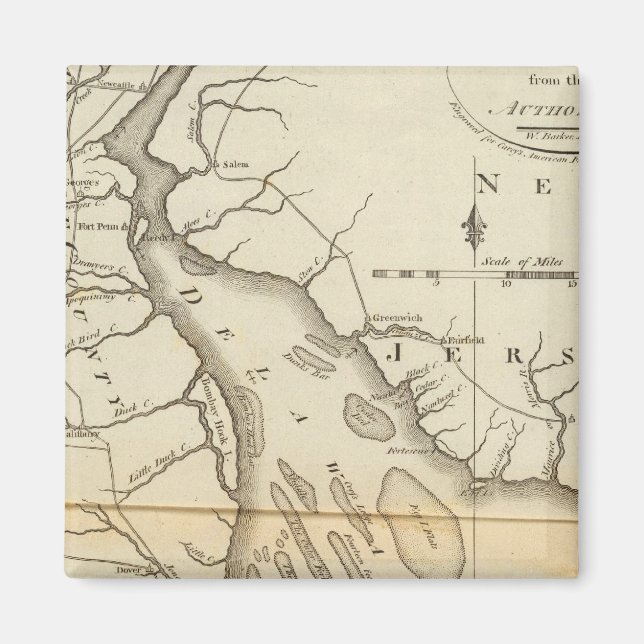 Imán Delaware (Frente)