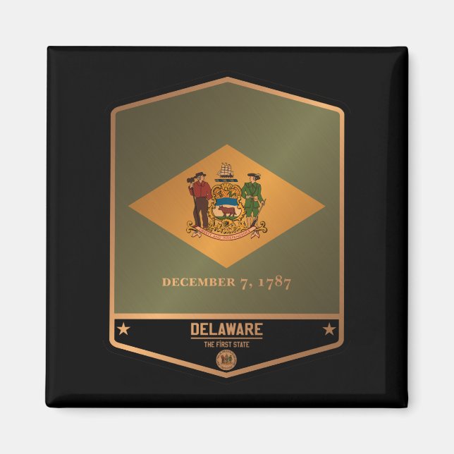 Imán Delaware (Frente)