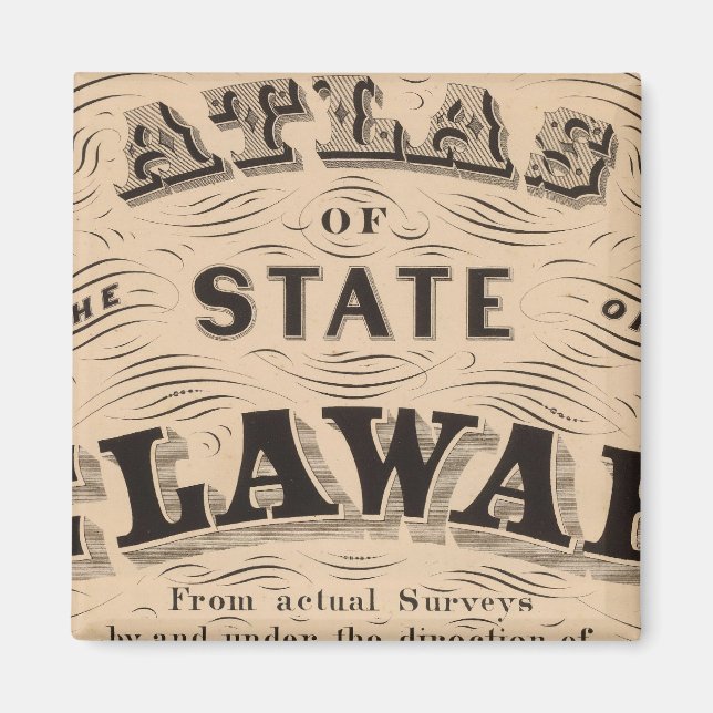 Imán Delaware Atlas (Frente)