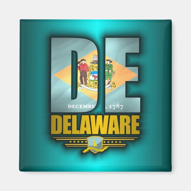 Imán Delaware (DE) (Frente)