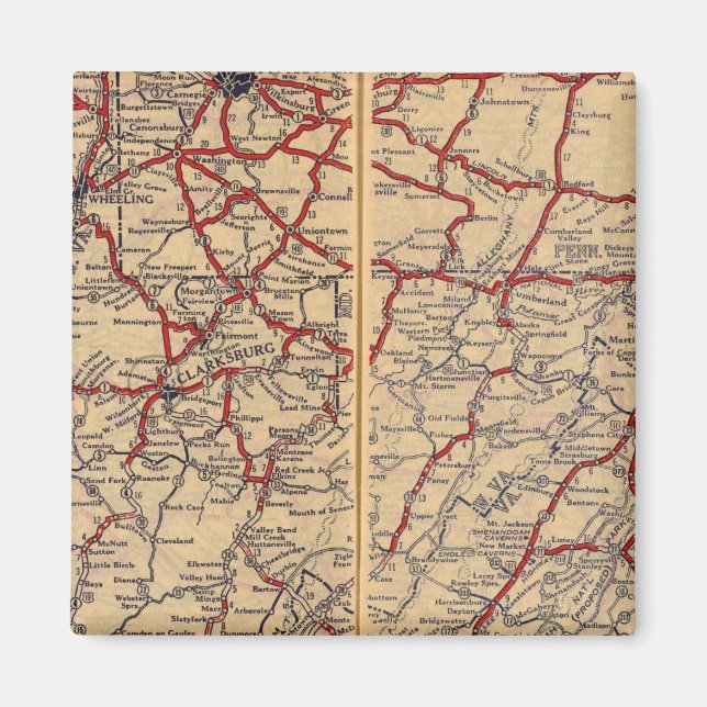 Imán Delaware, Maryland, Virginia, Virginia Occidental (Frente)