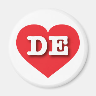 Imán Delaware Red Heart - Me encanta DE