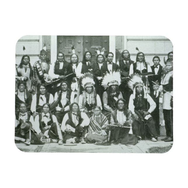 Imán Delegación india de líderes sioux en Washington D (Horizontal)