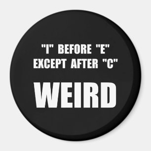 Imán Deletreo extraño