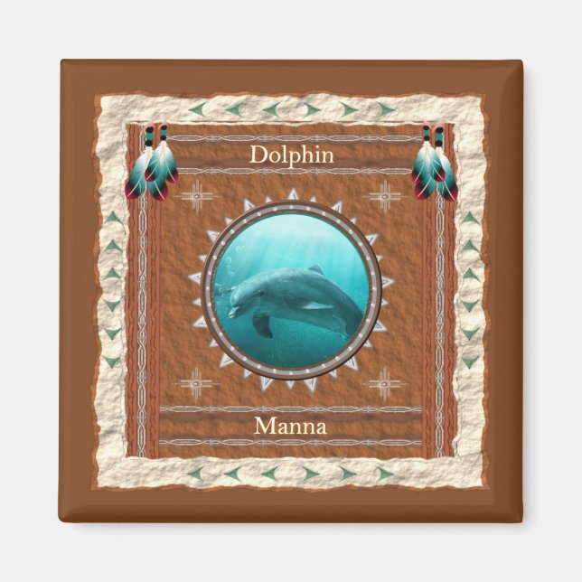 Imán Delfín - Manna Magnet (Frente)