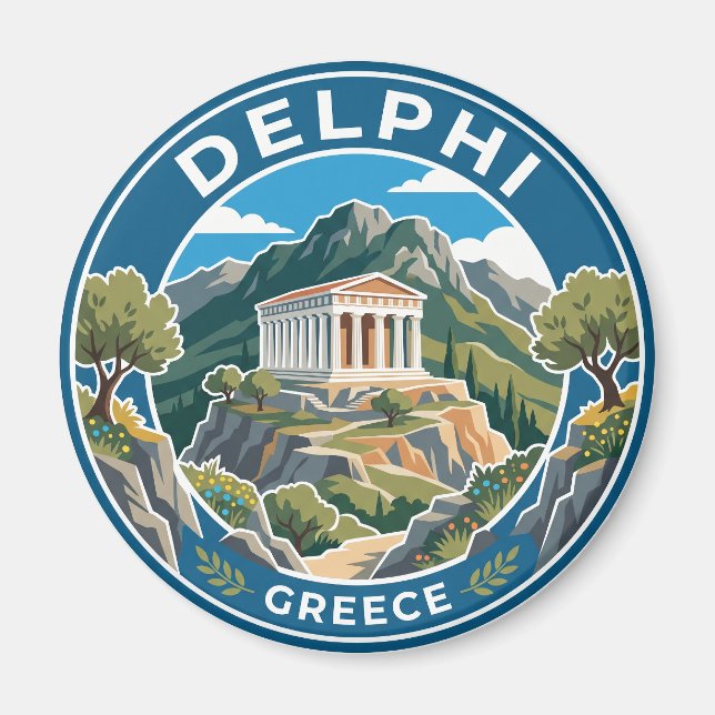 Imán Delfos Grecia (Frente)