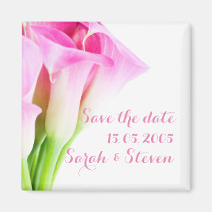 Imán Delicada primavera rosa Calla Magnet