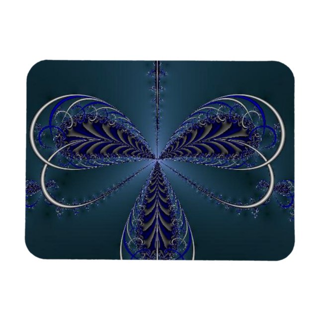 Imán Delicadas Alas De Insectos A Medianoche (Horizontal)