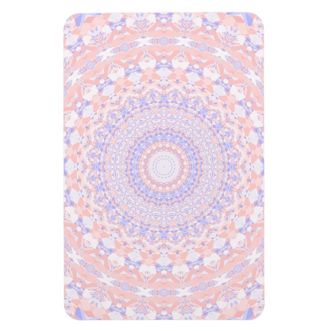 Imán Delicado Bonito Intrincado Pastel Resumen Mandala (Vertical)