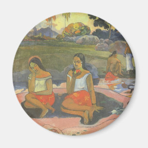 Imán Deliciosa somnolencia de Paul Gauguin, arte vintag