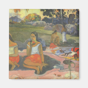 Imán Deliciosa somnolencia de Paul Gauguin, arte vintag