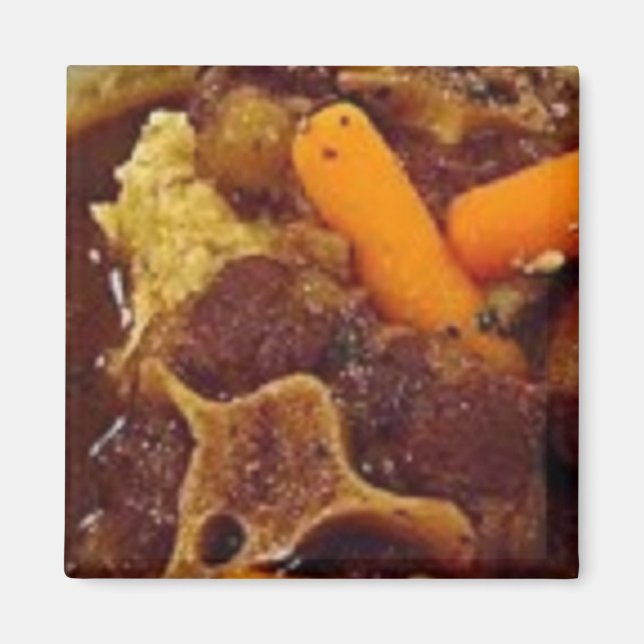 Imán Deliciosa Tender Oxtails Magnet (Frente)