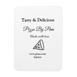 Imán Delicioso restaurante pizzería café hecho con amor