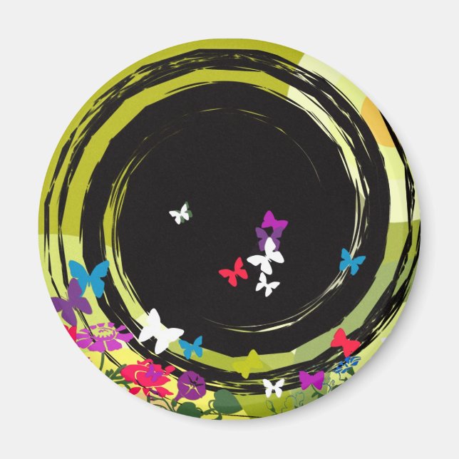 Imán Delight de mariposa (Frente)