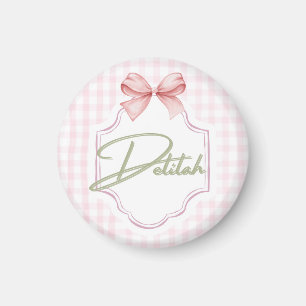 Imán Delilah Baby Nursery Gingham