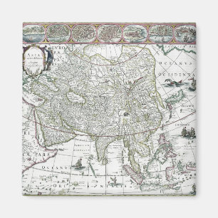 Imán Delineata del noviter de Asia, 1617