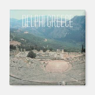 Imán Delphi Grecia Foto Viajes de recuerdo Fridge Magne