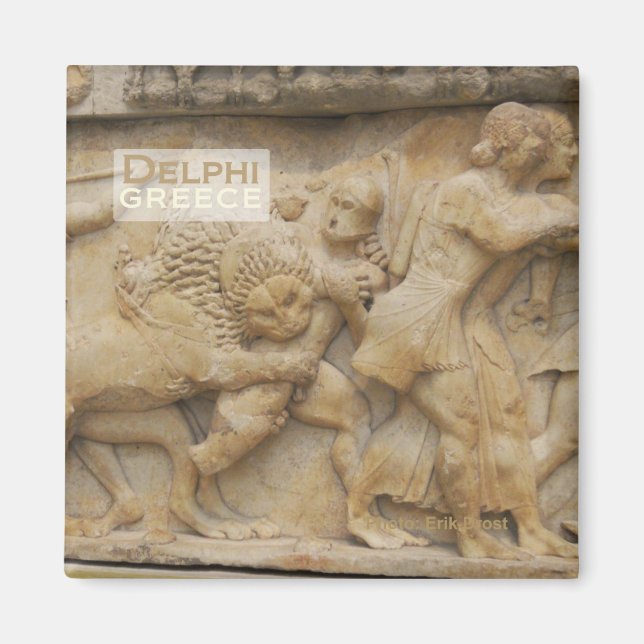 Imán Delphi Grecia Siphnian Souvenir Fridge Magnet (Frente)