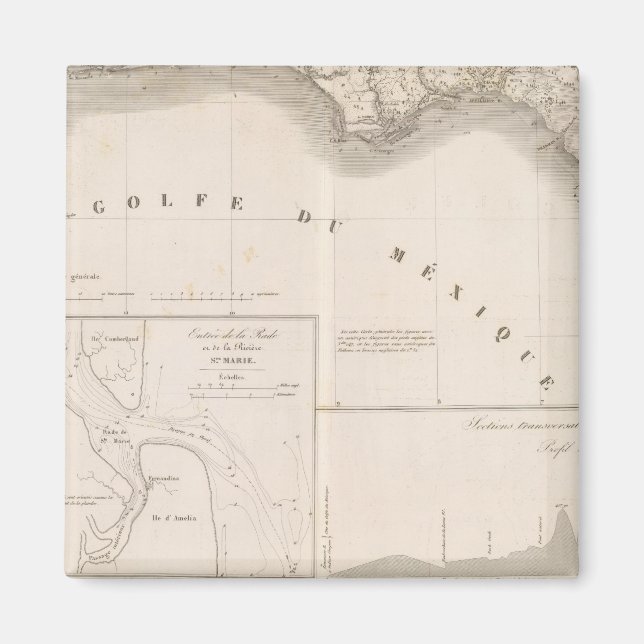 Imán delta del canal de Mississippi (Frente)