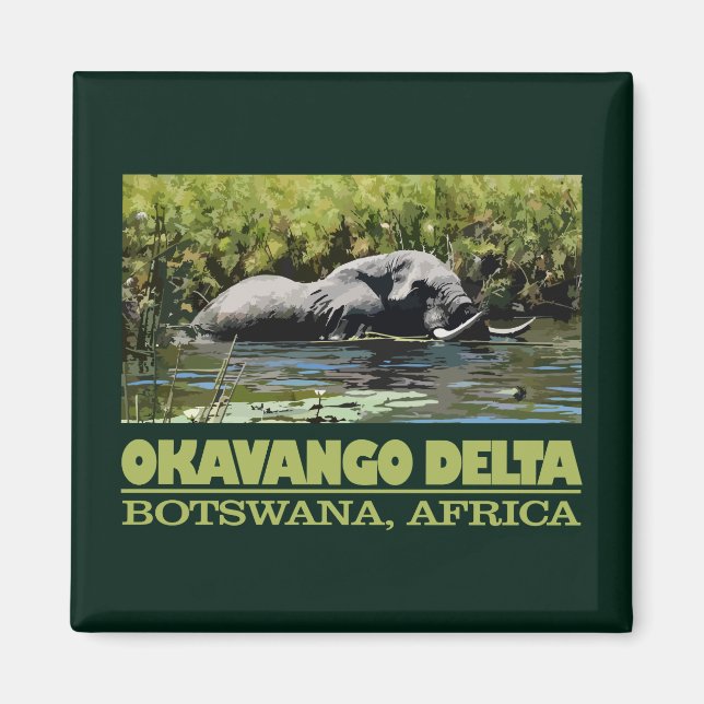 Imán Delta del Okavango (Frente)