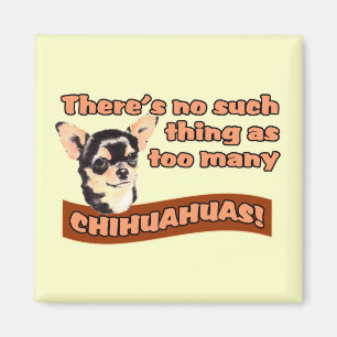Imán "Demasiadas chihuahuas "