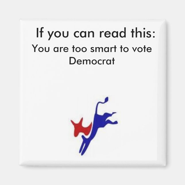 Imán Demasiado inteligente # 2 (Frente)