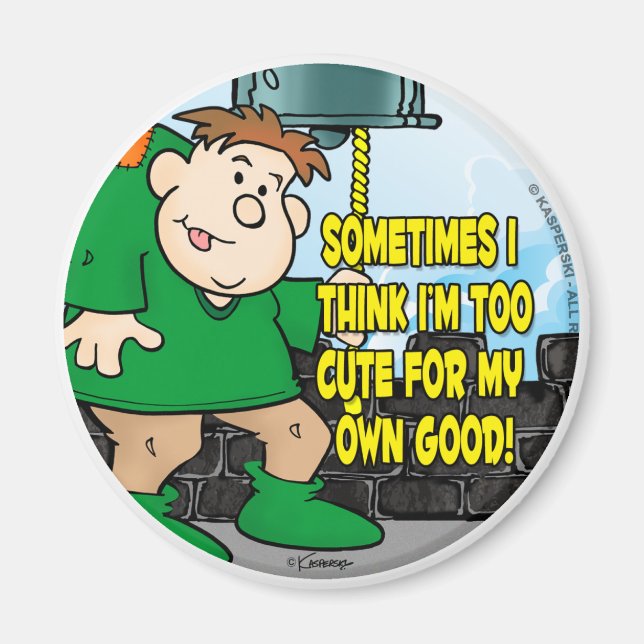 Imán Demasiado lindo (Frente)