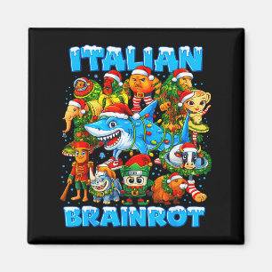 Imán Demente italiano divertido de Navidad Demente ital