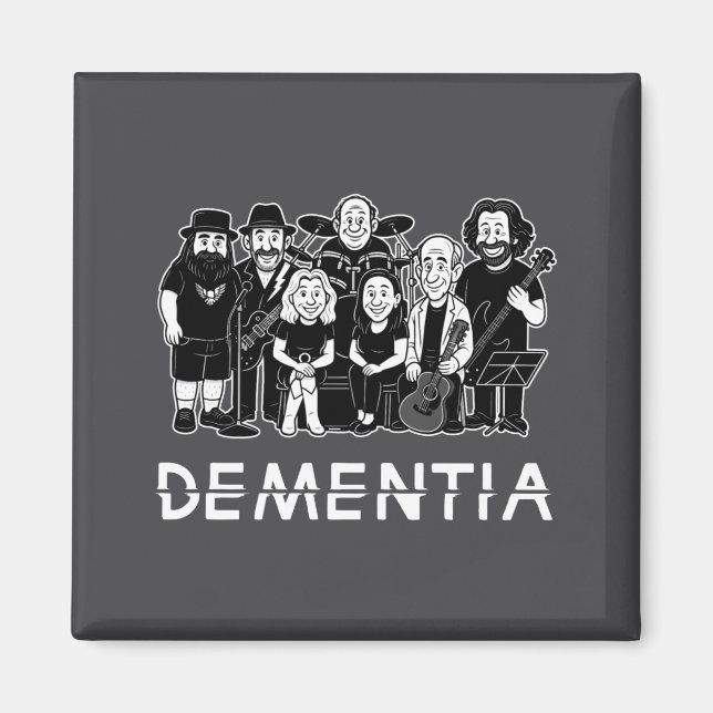 Imán Dementia New Black  (Frente)