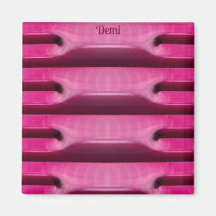Imán DEMI ~ BON BONS ~ Modelo abstracto ~ PINK ~