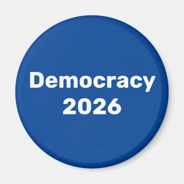 Imán Democracia 2026 Elecciones de mitad de período (Frente)