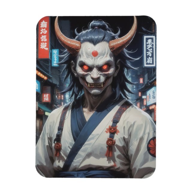 Imán Demon Samurai (Vertical)