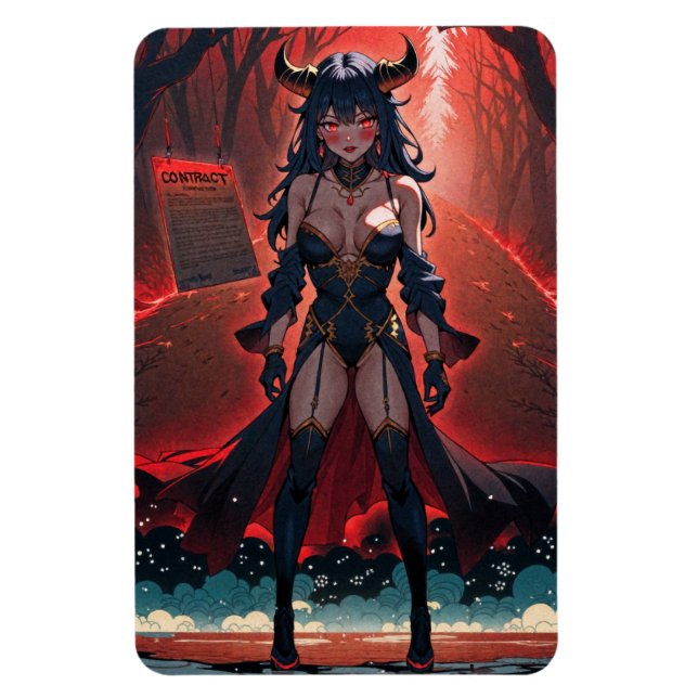 Imán Demonio con contacto en encrucijada, Anime Demonio (Vertical)